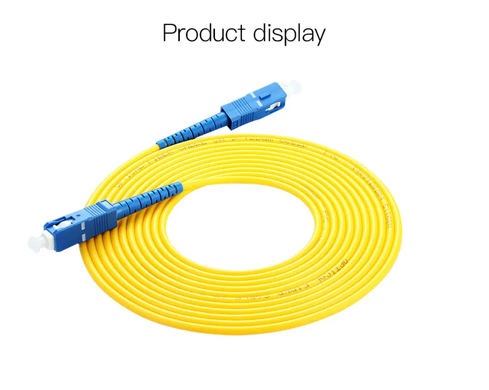 10 шт. 3 м SC-SC волоконно-оптический патч-корд SC/UPC SM SX 2,0mm 9/125um FTTH волоконно-оптических кабелей одномодовый оптический перемычка косичка