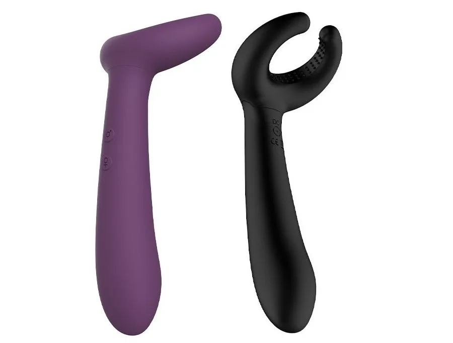 Женский трехмоторный массажер с клипсой вибратор стимулятор для сосков и точки G