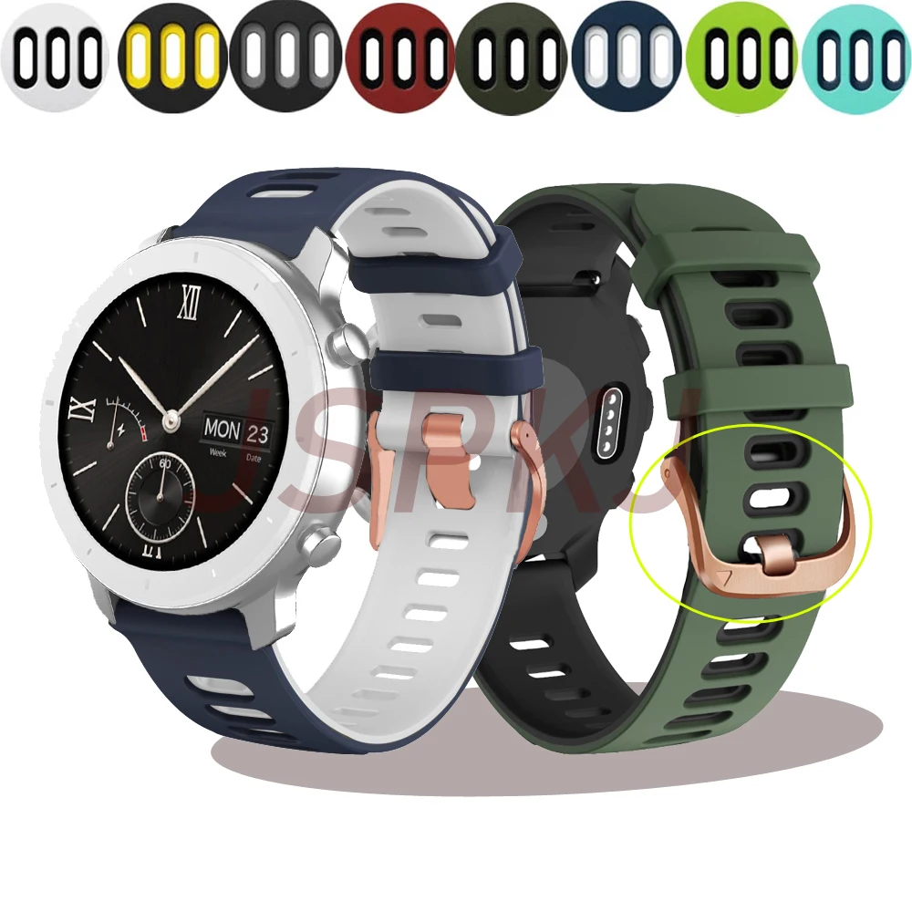 

Ремешок 20 мм для Huami Amazfit GTR 42 мм, сменный Браслет для Amazfit Bip U/S GTS/GTS 2, аксессуары для наручных часов