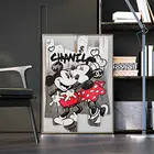 Плакаты и принты на стену с изображением Диснея, граффити, Картина на холсте, картина для любителей мультфильмов, Микки Мауса, декора комнаты