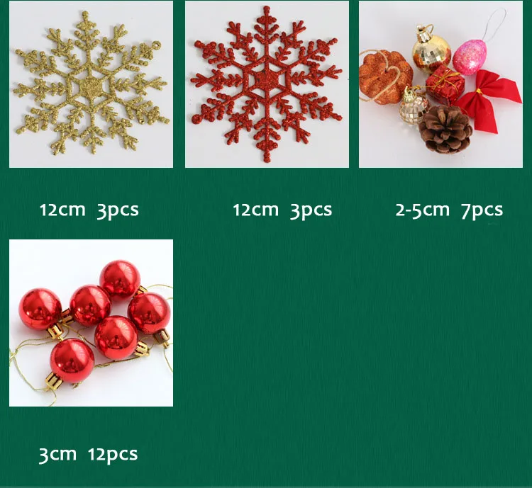 DIY рождественские аксессуары, Рождественская елка, украшение, висящая Снежинка, Санта-Клаус, карта, сосна, конус, кулон, бант, набор