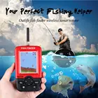 Интеллектуальный портативный рыболокатор для озерной и морской рыбалки, сигнализация глубины, беспроводной датчик гидролокатора