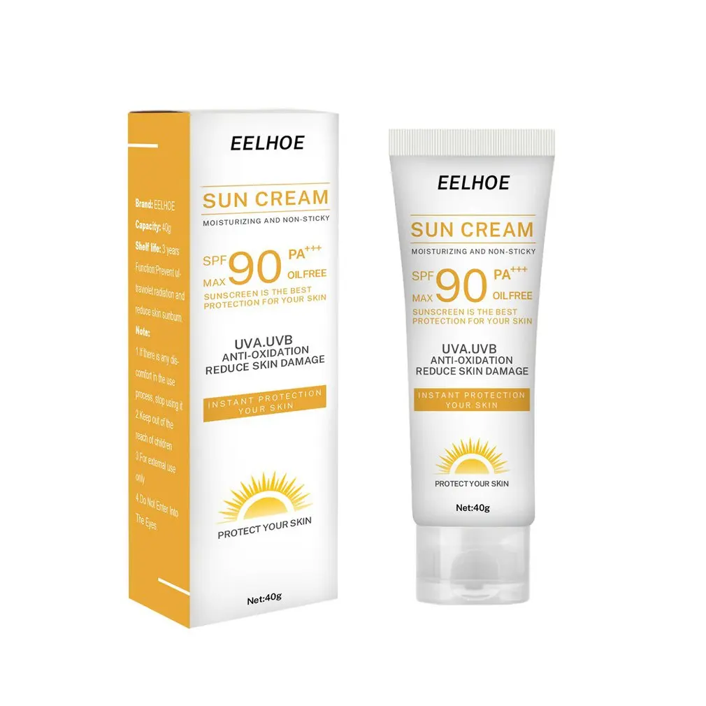 

Facial Body Sunscreen Whitening Sun Cream Sunblock Skin Protective Cream Anti-Aging Oil-control Moisturizing SPF 90
