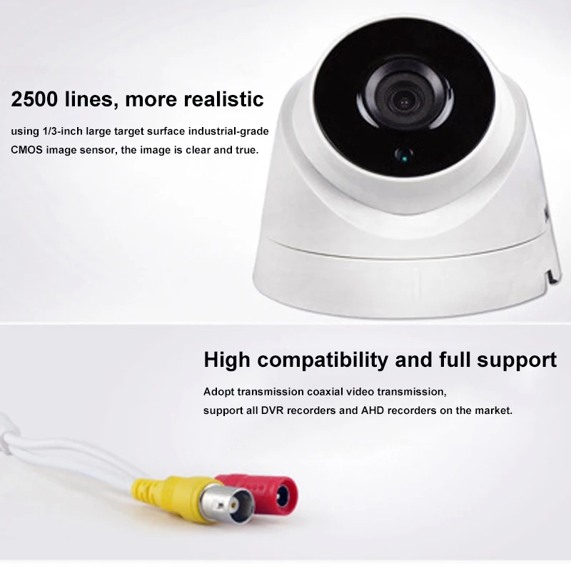 COFORCARE 1080P AHD CCTV купольная камера видеонаблюдения HD CMOS AHD/TVI/CVI/аналоговая 4 в 1
