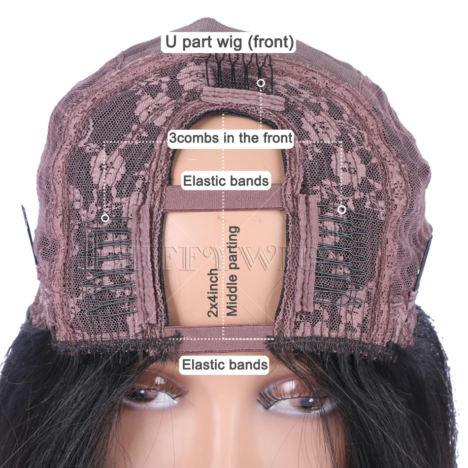 Парик из натуральных человеческих волос с U образной кутикулой перуанские волосы