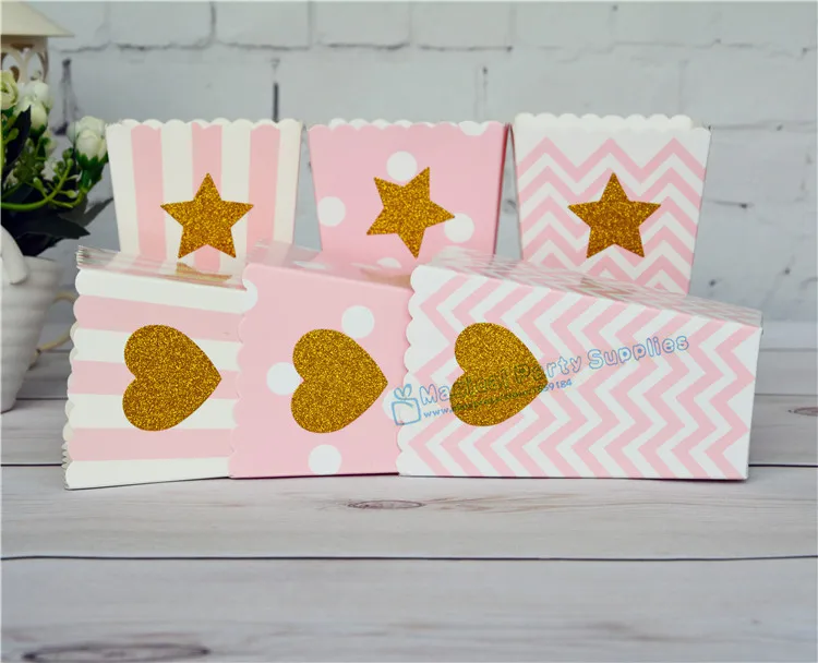 36 шт. светодиодный светильник розовый с блестками золотой попкорн вечерние