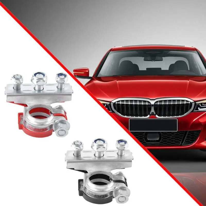 2 шт. батарея провода кабель зажимы клемм Зажимы Разъемы Quick Release для автомобиля грузовик мопед караван положительный+ отрицательный Универсальный