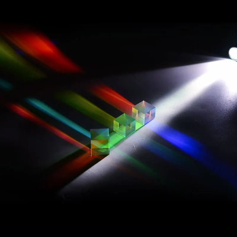 4 шт. 2X2X1.9cm дефектная X кубическая Призма RGB комбинированный сплиттер крест