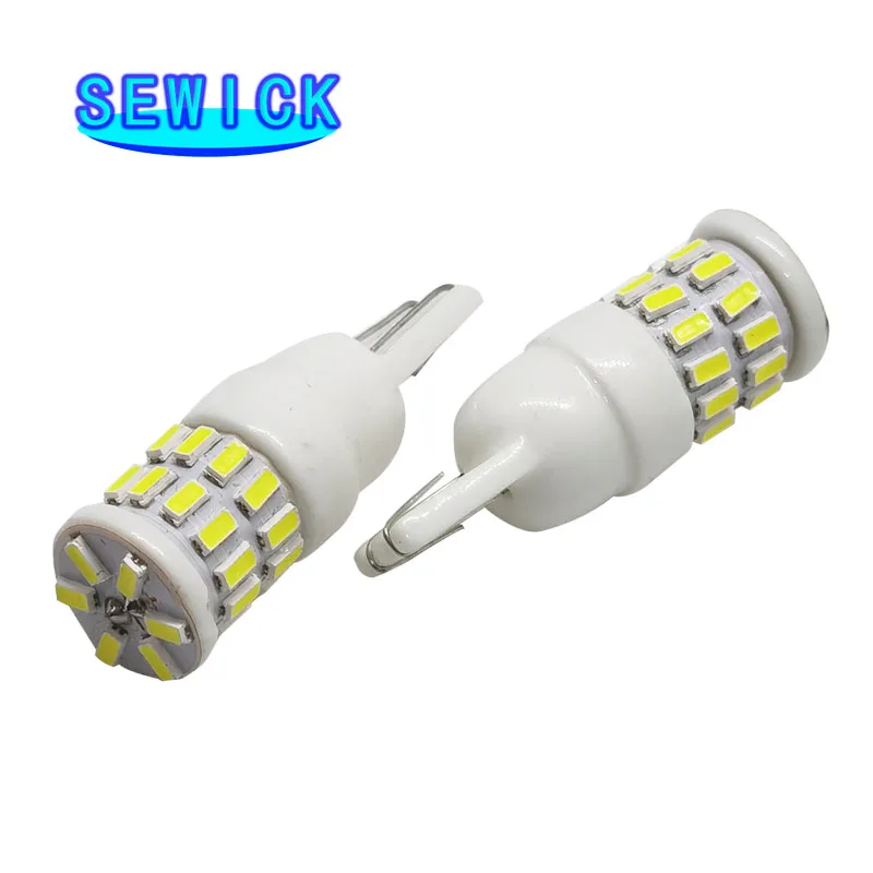 500 шт. светодиодные лампы T10 3014 30SMD W5W 194 168 керамические автомобильные внутренние