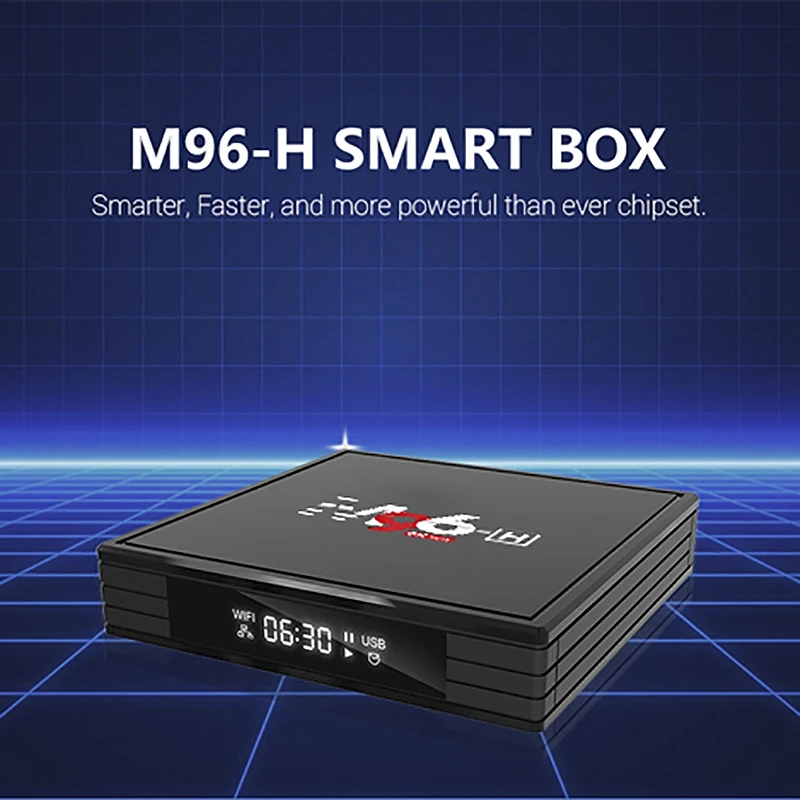 

M96-H TV Box Android 10.0 H616 2GB 16GB Set Top Box Bluetooth 2.4G+5G Wifi 4K Media Player Android TV Box