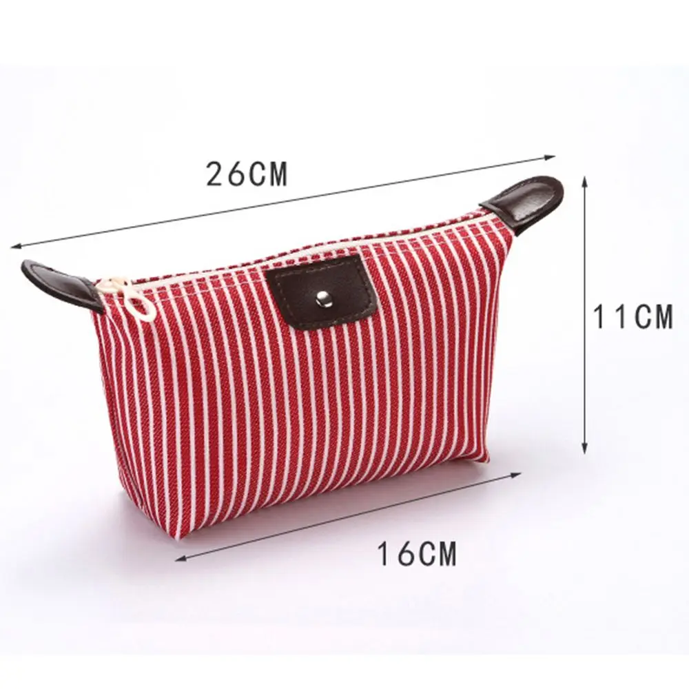 

Trendy Multifunction Solid Color Travel Makeup Cosmetic Bag Makeup Organizer Pouch Toiletry Zipper Waterproof