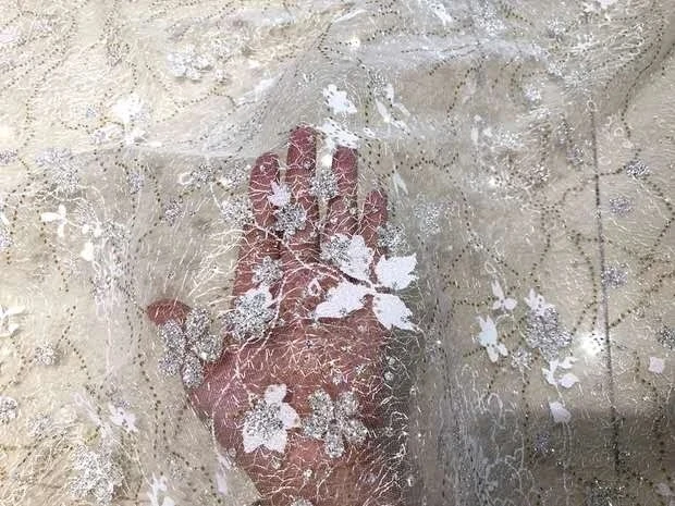 Arabic Luxury Beaded Lace Wedding Dress Vestidos De Novia 2020 Long Sleeve 3D Floral Wedding Bridal Gowns Robe De Mariee Mariage