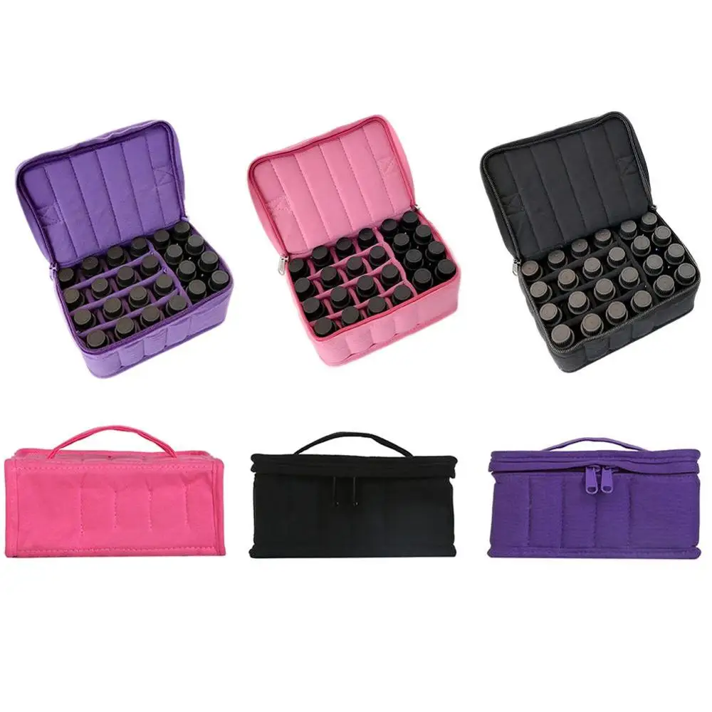 Carrying Case Holder Perfume Oil Portable Travel Storage Box Aromatherapy 17-grid Essential Bag | Дом и сад