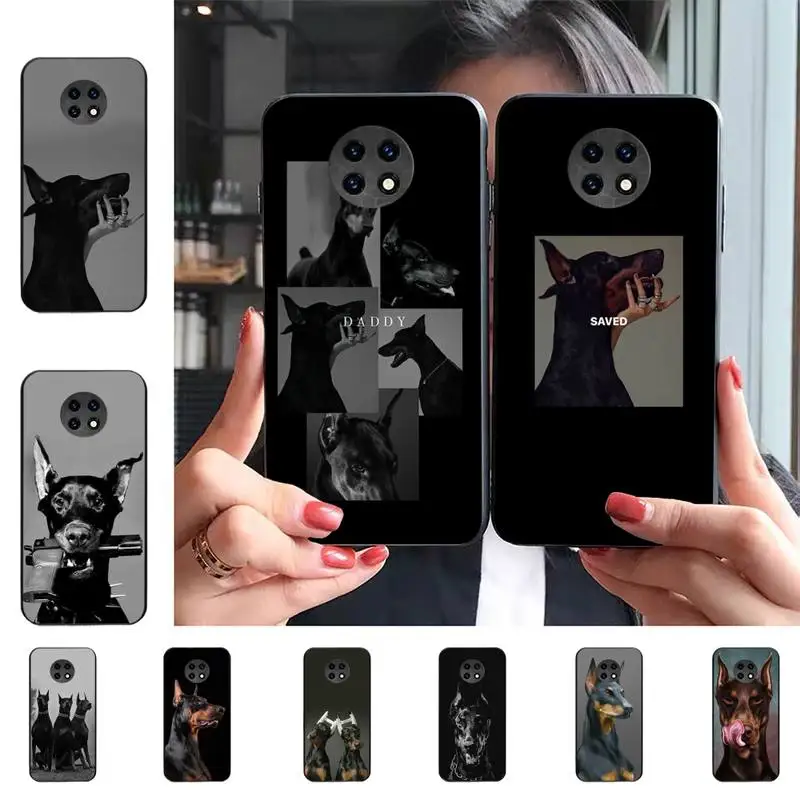 

Doberman Animal Dog Phone Case For Redmi 9 5 S2 K30pro Silicone Fundas for Redmi 8 7 7A note 5 5A Capa