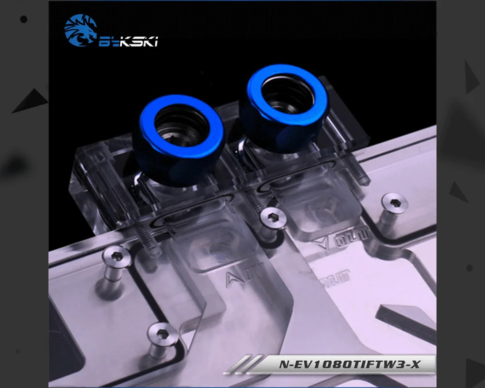 Bykski N-EV1080TIFTW3-X, полное покрытие видеокарты водяного охлаждения блок RGB/RBW для EVGA GTX1080Ti FTW3 GAMING