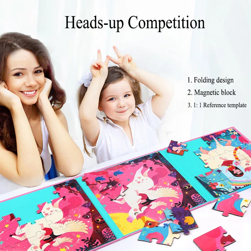 Joan Miro пазл магнитные складные Пазлы детские развивающие игрушки портативные