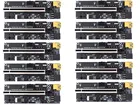 Плата расширения VER009S Plus PCIe 145610 шт., Райзер с кабелем USB3.0, кабель PCI-E Express 1x to16x, адаптер-удлинитель для майнинга биткоинов