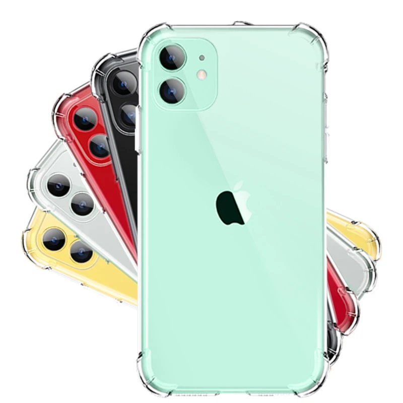 Роскошный силиконовый чехол для iphone 11 Pro Xs max XR противоударный X 6 7 8 Plus SE 2020