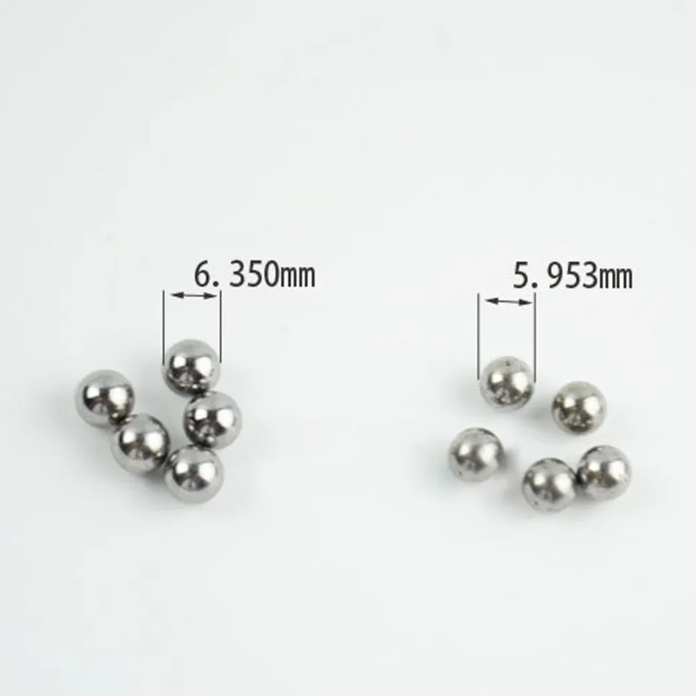 MTB Bike Bearing Steel Balls For Wheel Hub 4.76MM 3/16in Front Or 6.35MM 1/4in Rear Replaceable Balls Cycling Equipment Parts