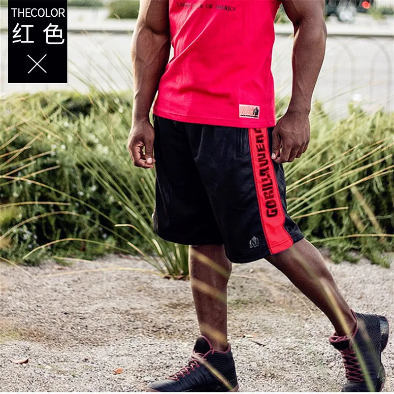 

Summer New Casual Shorts Men Gyms Fitness Workout Running bodybuilding Training Sport Quick dry Short Pants Male fashion Bottoms