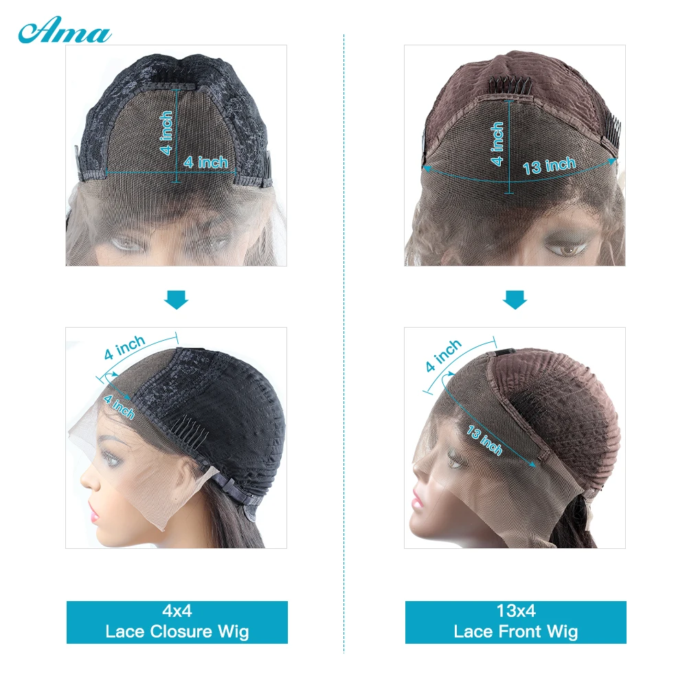 

Jerry Curly Lace Closure Wigs 4x4 Closure Wig Human Hair Wigs With Baby Hair Brazilian Lace Front Human Hair Wigs Pre Plucked