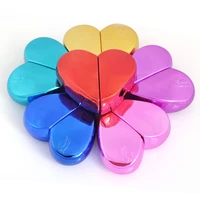 25ml heart shaped spray perfume bottle glass airless pump woman parfum atomizer travel bottle empty cosmetic containers