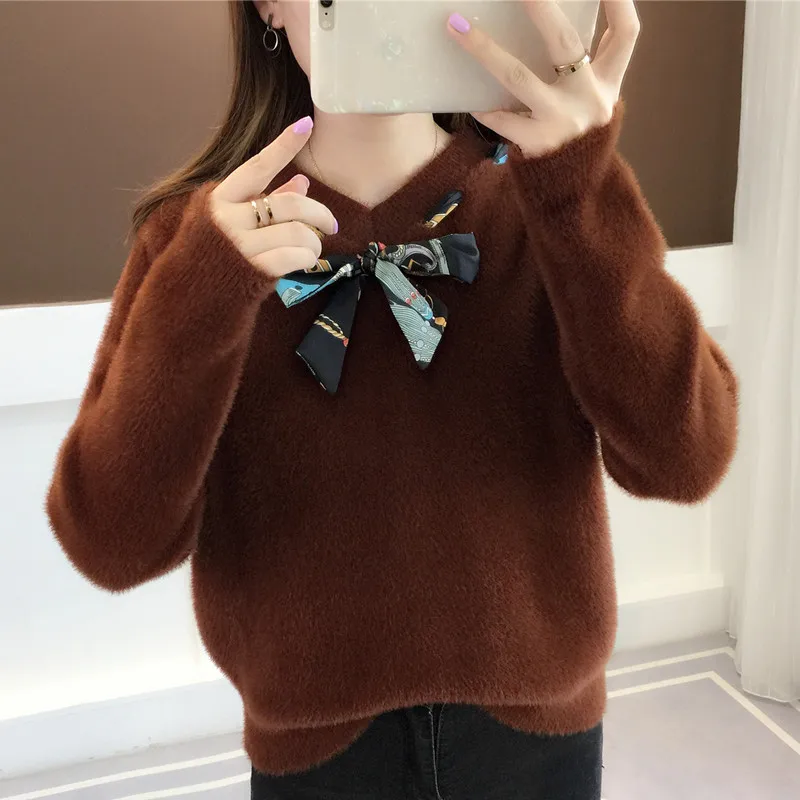 

Women's Knitted Sweaters, Novelty, Long Sleeve Pullover, Slim, Pullover Women, Casual Fall and Winter Collection