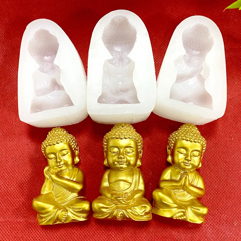 3D Maitreya статуя Будды искусственная силиконовая форма 3d диффузный камень смола