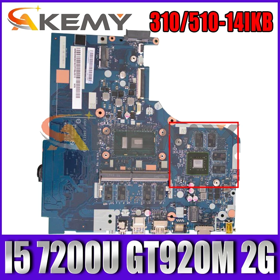 

Akemy для Lenovo 310-14IKB 510-14IKB CG413 CG513 CZ513 NM-A981 ноутбук PC материнская плата W/ I5 7200U 4G RAM gt920M 2G 100% тесты OK