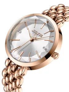 Новые Элегантные женские часы в японском стиле Mov't Lady Hours изящные модные часы с металлическим браслетом милый подарок для девочек Julius Box 1193