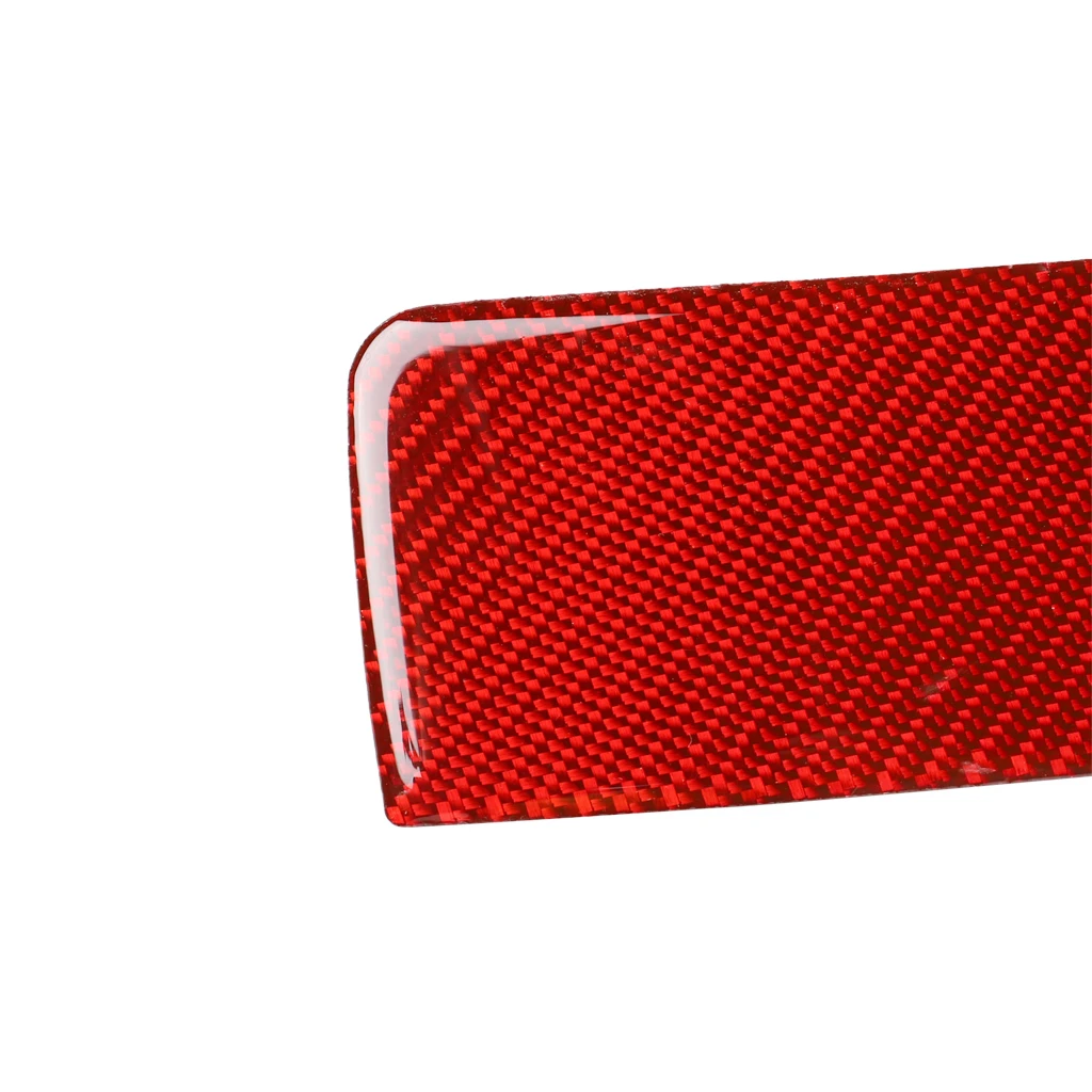 

For BMW Old 3 Series 1998-2005 E46 The Carbon Fiber Co Driver Center Control Strip / 1 Piece.Red. Solid Color. BMW Color