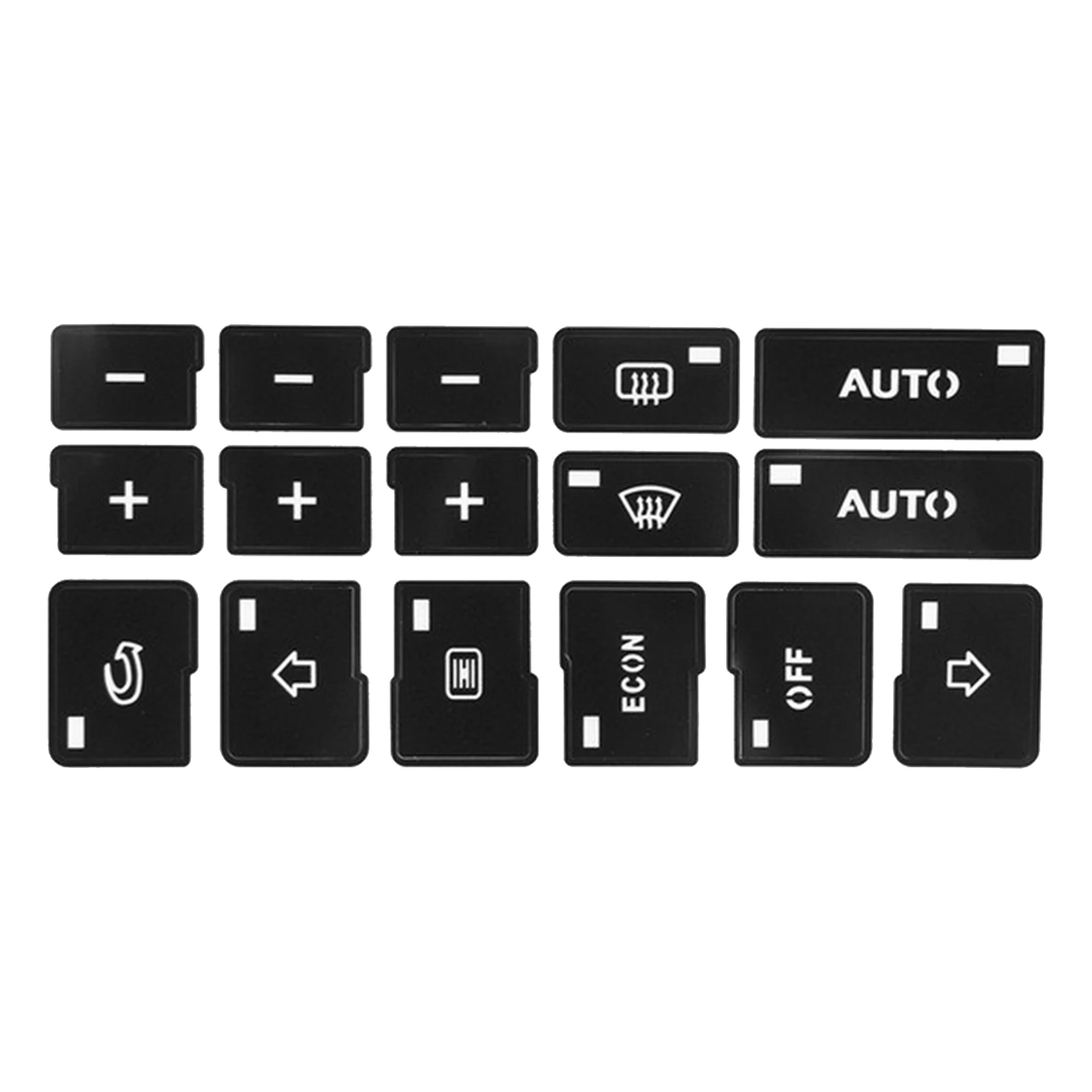 1 Набор наклейки на автомобильные кнопки кондиционера и для Audi A4 B6 B7 2000 2001 2002 2003 2004