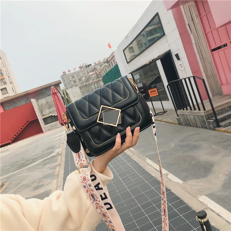 

Ladies retro 2020 fashion soft leather female armpit small bag casual retro mini shoulder bag small square bag