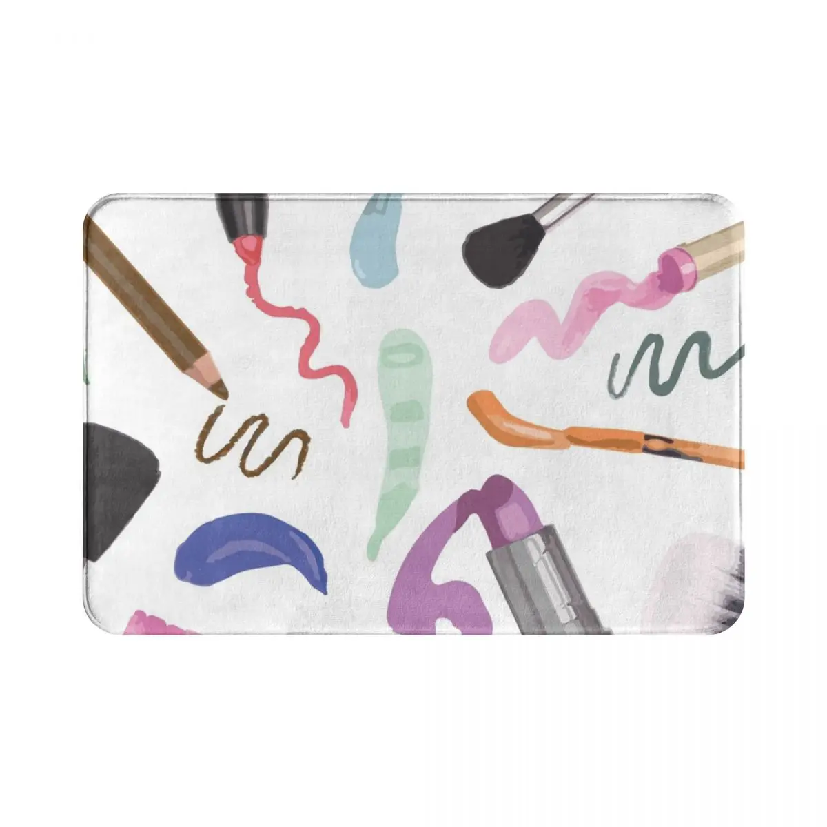 

Косметический полиэстеровый коврик, коврик, коврик для ног, нескользящий песочный коврик для чистки передней комнаты, коридора, кухни, спал...