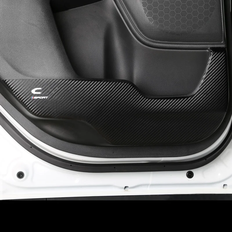 Противоударная панель на дверь автомобиля Защитная Кожаная противогрязевая