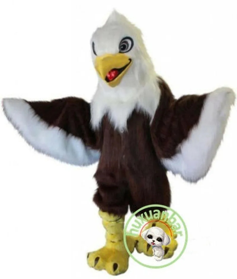 Long Fur Eagle Mascot Costume Halloween Carnival Party Adults Cosplay Furry Suits Game Fancy Dress Fursuit Cartoon Outfits | Тематическая