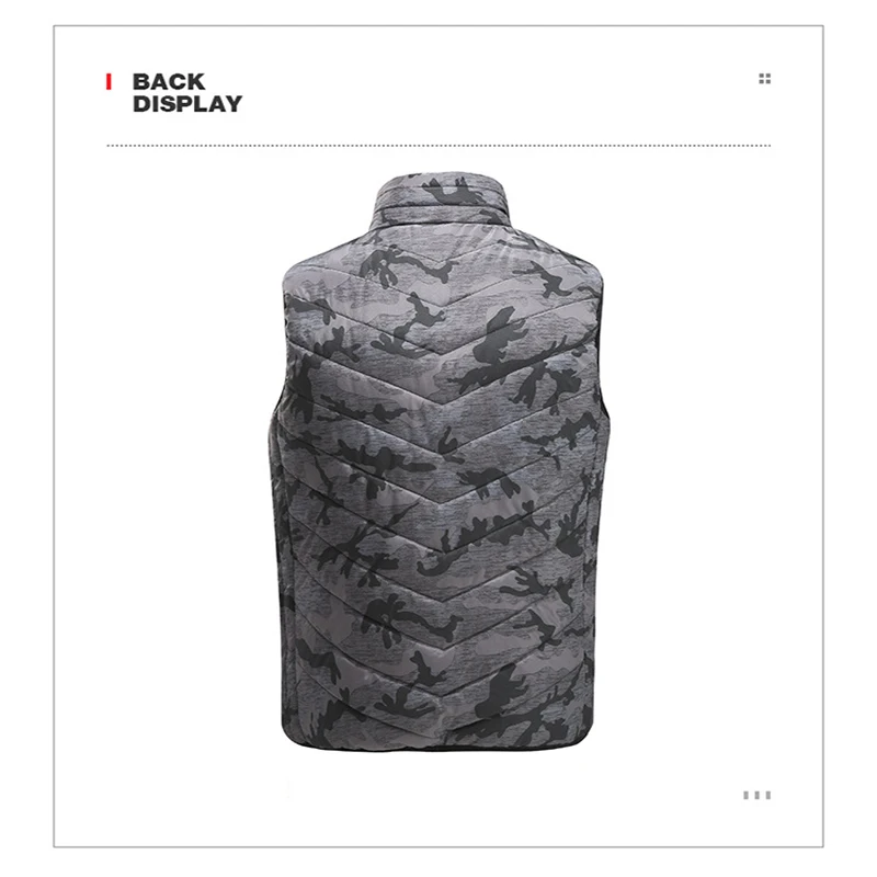 

Heating Vest Electric USB Self Heating Warm Vest Men Women Winter Heating Coat Jacket Cloth Outdoor Camping Hiking Golf