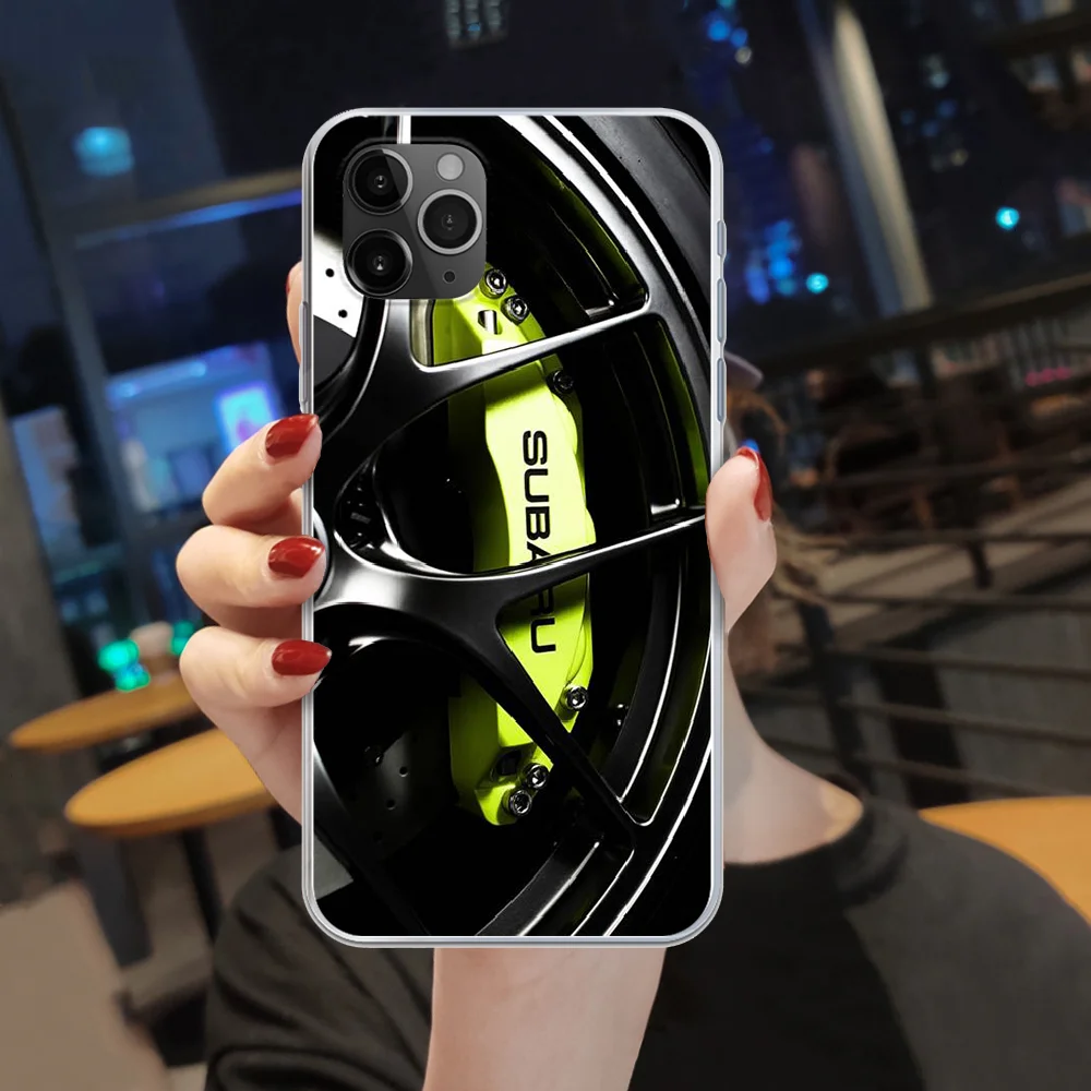 

Car S-Subarus WRX Sti Logo Phone Case Cover For Iphone 5 5S 6 6S PLUS 7 8 12 Mini X XR XS 11 PRO SE 2020 MAX transparent Cover