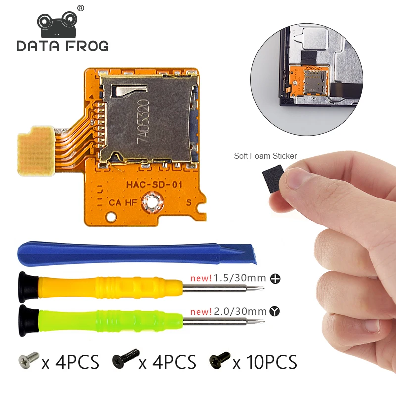 Дата лягушка Micro SD карта слот для nintendo переключатель NS TF SD гнездо для карты памяти доска Замена для nintendo Переключатель консоли