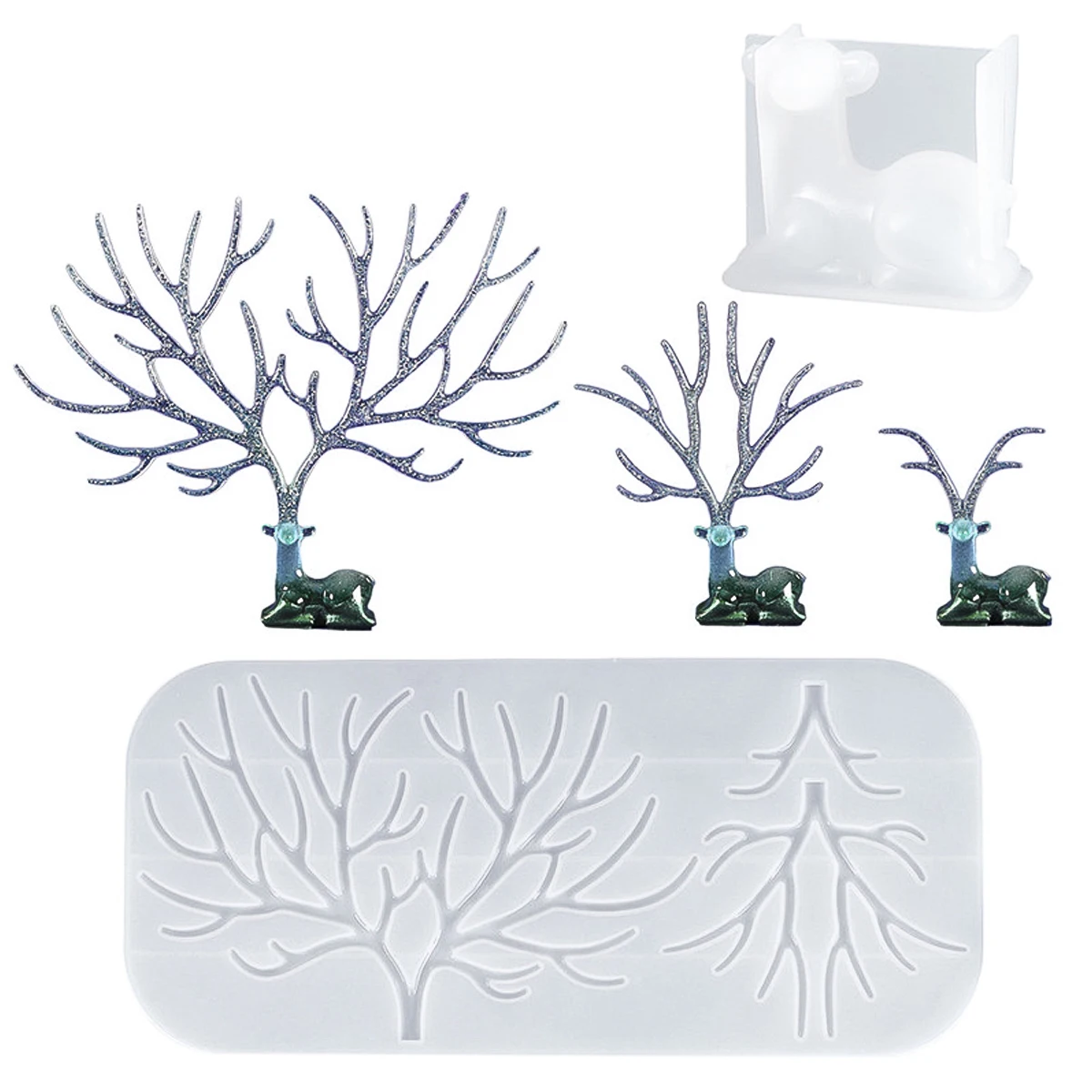 Различные Стиль смолы мини лося материал олень эпоксидная форма изготовления