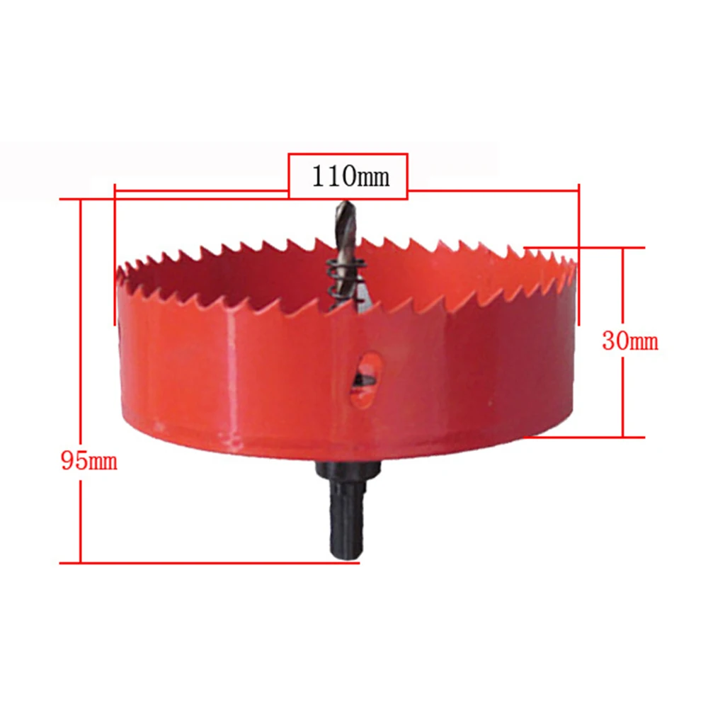 

For Woodworking Hole Saw Metal Hole Opener HSS Drill Bit Carpentry Tool 1 Set
