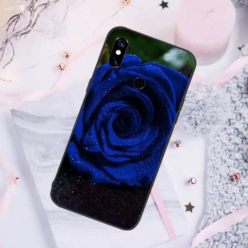 

Blue rose Phone Case For Xiaomi Redmi note 7 8 9 pro 8T 9S Mi Note 10 Lite pro