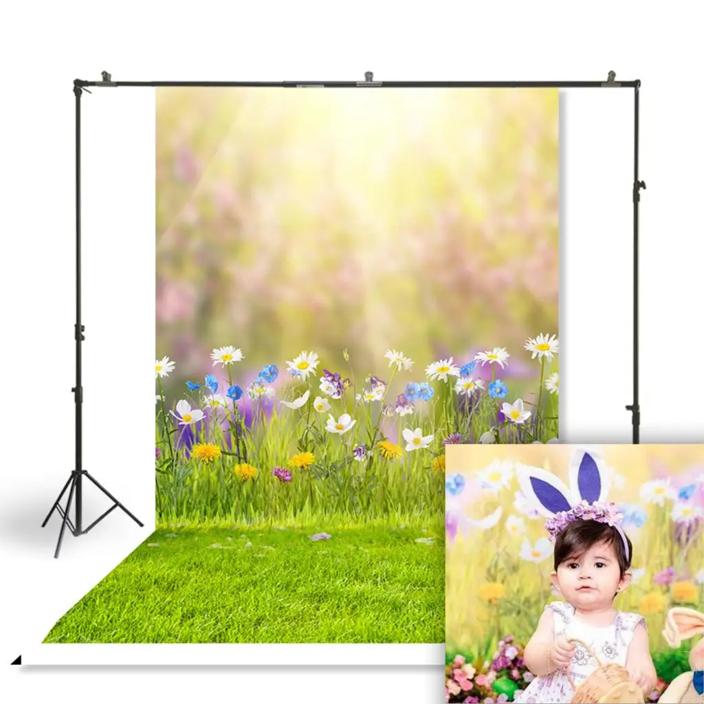 

HUAYI Easter Day Photography Backdrop Newborns Baby Child Easter Spring Photo Booth Background Studio Portraits Backdrop W-3816