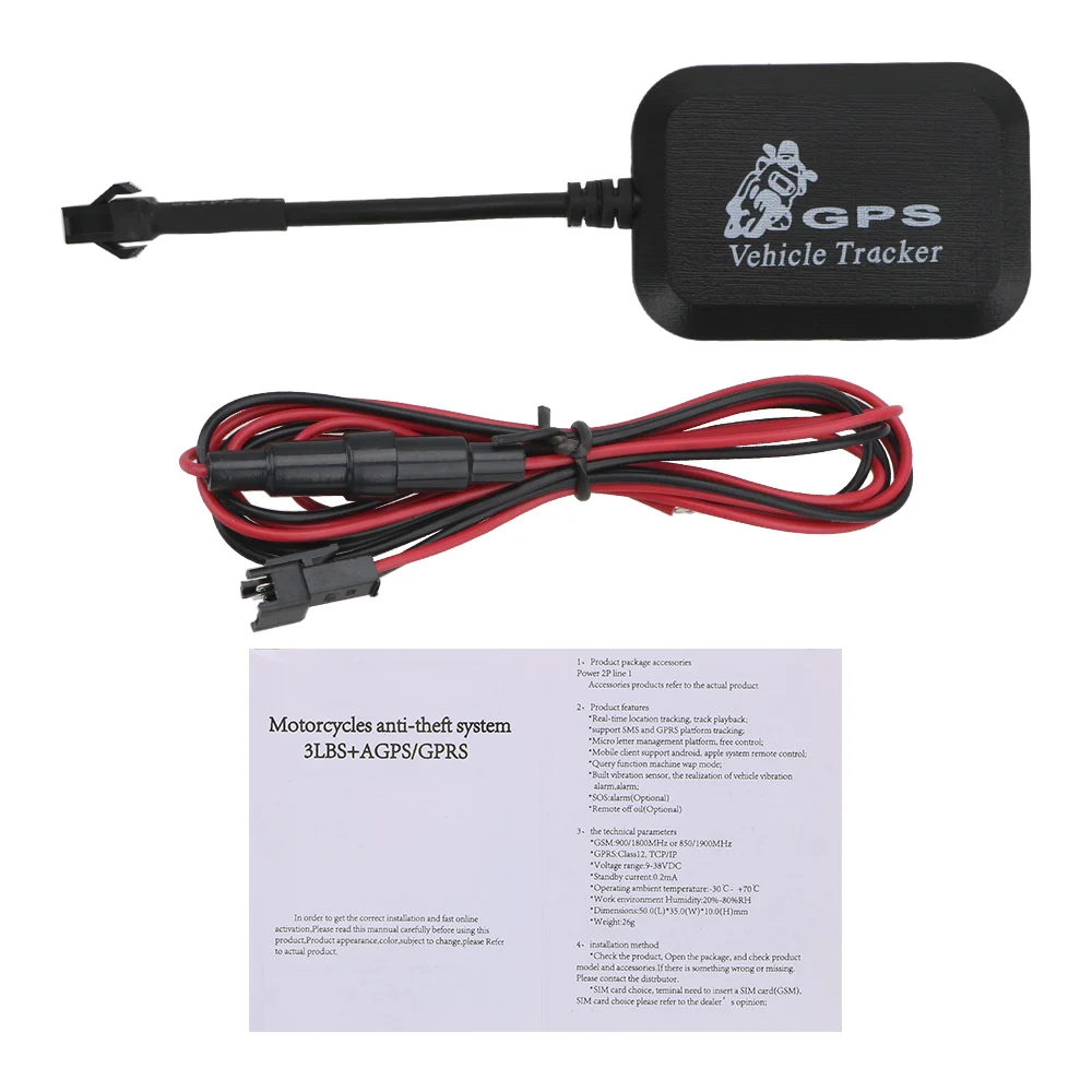GPS-трекер с защитой от кражи мини-трекер для автомобиля отслеживания в реальном