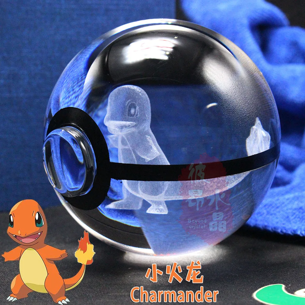 Новый 3D лазерный Pokemon Go хрустальный шар фигурки с Пикачу детские развивающие