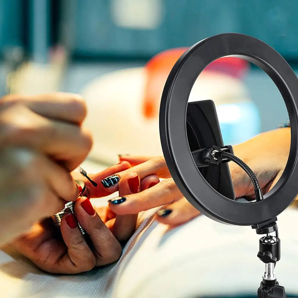 Видеосветильник Zayex приглушаемый светодиодный кольцевой светильник для селфи