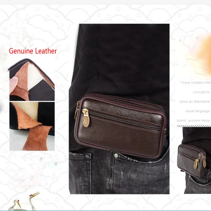 Горизонтальная поясная сумка в стиле ретро кожаный чехол для Samsung Xiaomi HUAWEI флип