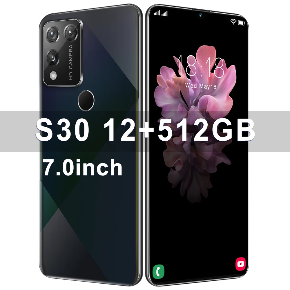 

Глобальная версия S30 7,0 дюймов для смартфона, мобильного телефона 5800 мА/ч, полный Экран Deca Core, размер экрана 12G + 512 Гб 4 аппарат не привязан к оп...