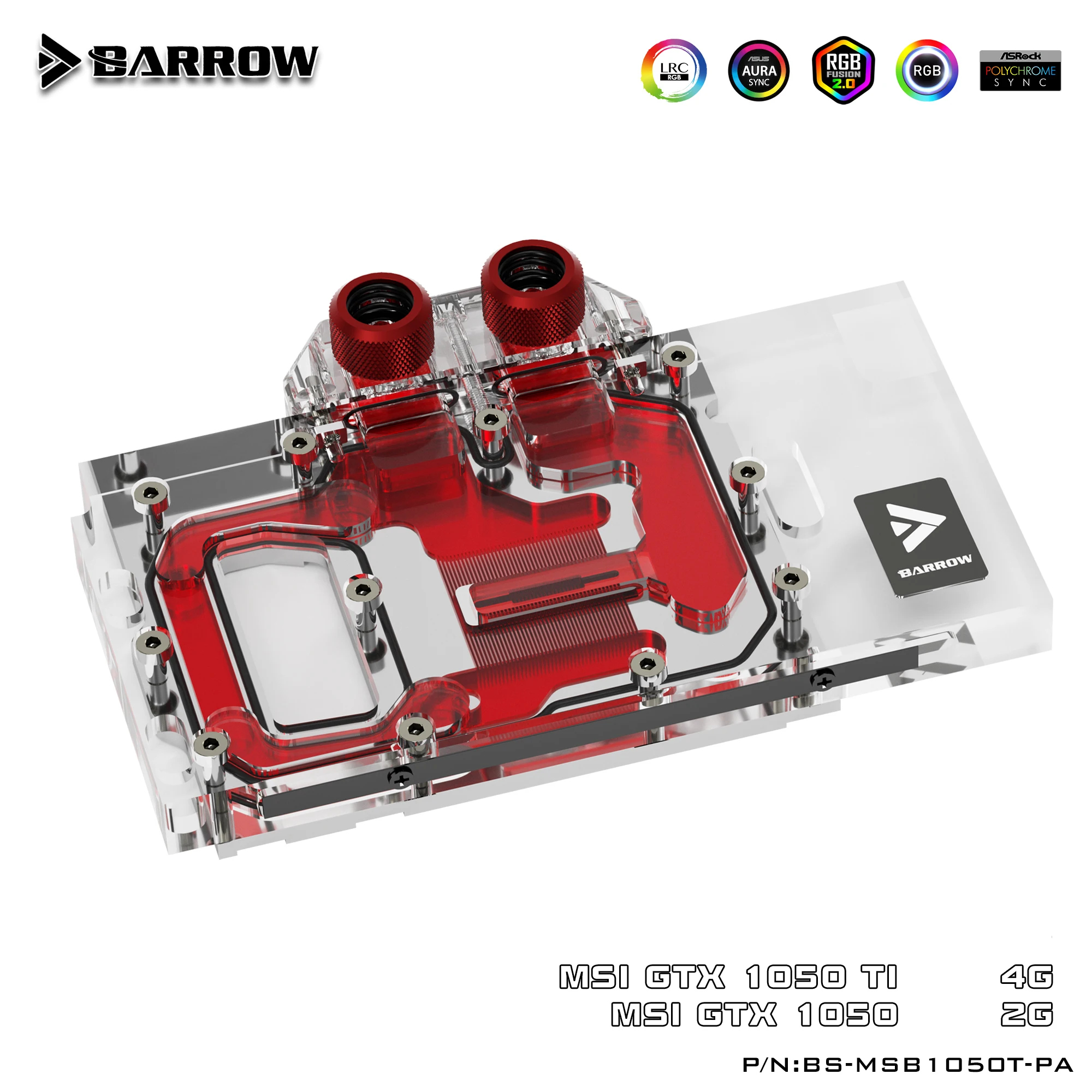 Barrow BS MSB1050T PA LRC 2 0 полноэкранная графическая карта блок водяного охлаждения для MSI