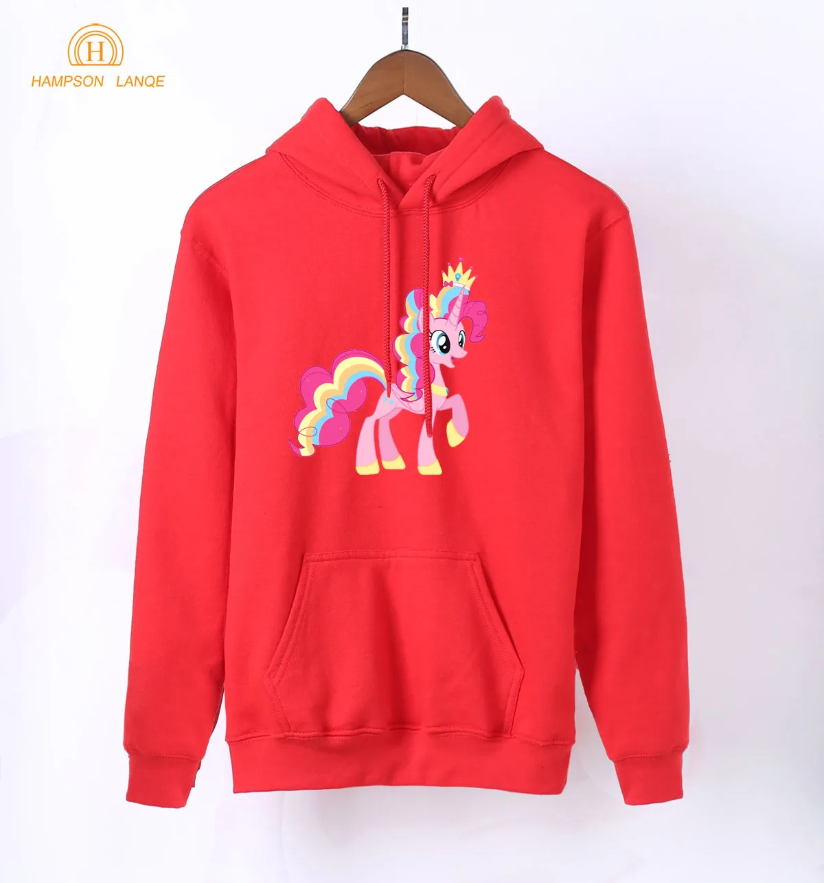 Радужная кавайная лошадь толстовки для девочек 2020 весна осень аниме женские